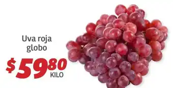Soriana Híper Uva Roja Globo oferta