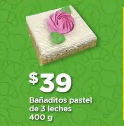 Bodega Aurrerá Bañaditos pastel de 3 leches oferta