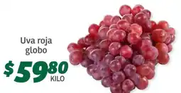 Soriana Súper Uva Roja Globo oferta