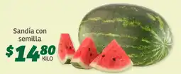 Soriana Súper Sandía con semilla oferta