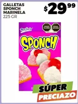 Merco Marinela - galletas sponch oferta