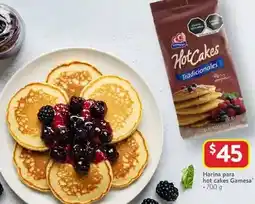 Walmart Gamesa - harina para hot cakes oferta