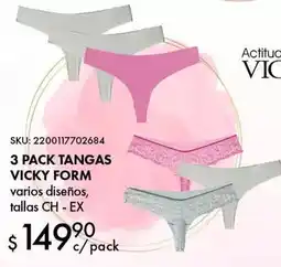 DelSol Vicky form - 3 pack tangas oferta