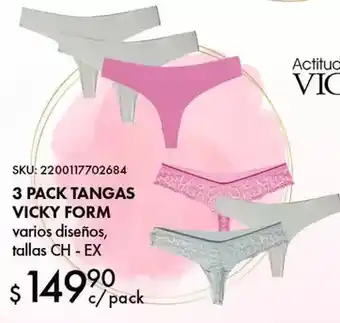 DelSol Vicky form - 3 pack tangas oferta