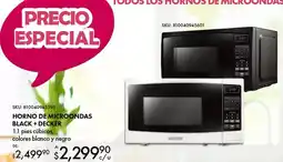 DelSol Black and decker - horno de microondas oferta