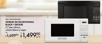 DelSol Horno de microondas black + decker oferta