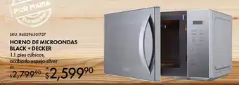 DelSol Horno de microondas black + decker oferta