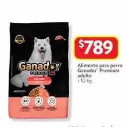 Walmart Ganador - alimento para perro premium adulto oferta