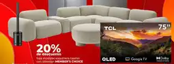 City Club Sala modular esquinera tasmin con ottoman MEMBER'S CHOICE oferta