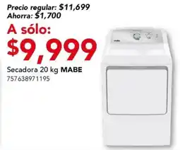 City Club Secadora MABE oferta