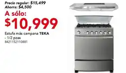 City Club Estufa más campana TEKA oferta