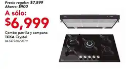 City Club Combo parrilla y campana TEKA Crystal oferta