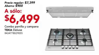 City Club Combo parrilla y campana TEKA Deluxe oferta