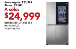 City Club Refrigerador SBS Instaview LG oferta