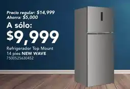 City Club Refrigerador Top Mount NEW WAVE oferta