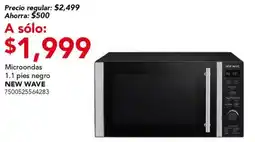 City Club Microondas negro NEW WAVE oferta