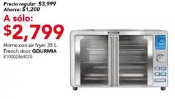 City Club Horno con air fryer French door GOURMIA oferta