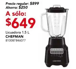 City Club Licuadora CHEFMAN oferta