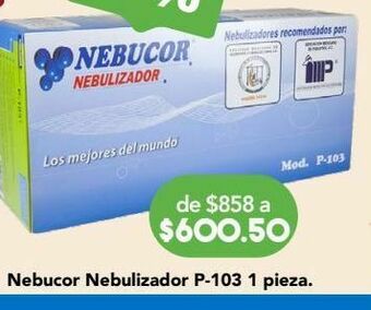 Farmacia San Pablo Nebucor nebulizador p103 caj c/1pz oferta