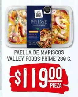 Soriana Híper Paella de mariscos, Valley Foods Prime, 280 g oferta