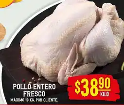 Soriana Híper Pollo Entero Fresco oferta