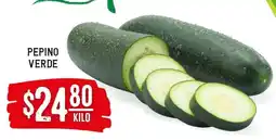 Soriana Híper Pepino verde oferta