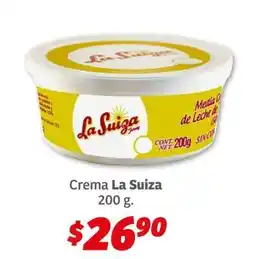Soriana Híper Crema La Suiza oferta