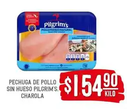 Soriana Híper PECHUGA DE POLLO SIN HUESO PILGRIM'S, CHAROLA oferta