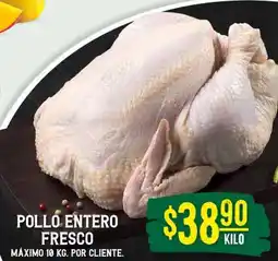 Soriana Súper Pollo Entero Fresco oferta