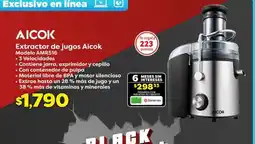 Soriana Híper Aicok extractor de jugos oferta