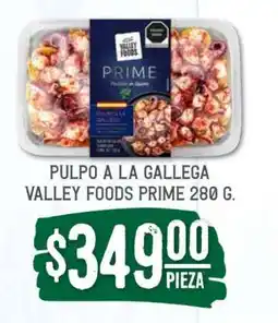 Soriana Súper Pulpo a la Gallega Valley Foods Prime 280 g oferta