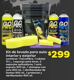 Soriana Híper Kit de lavado para auto interior y exterior oferta
