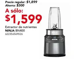 City Club Extractor de nutrientes NINJA BN400 oferta