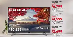 City Club COUHD70 4K Android COBIA oferta