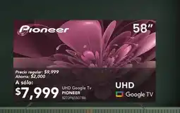 City Club UHD Google Tv PIONEER oferta