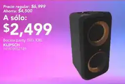 City Club Bocina party GIG XXL KLIPSCH oferta