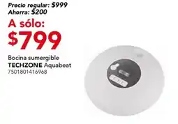 City Club Bocina sumergible TECHZONE Aquabeat oferta