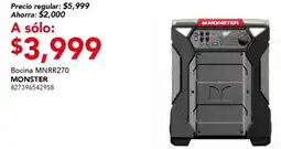 City Club Bocina MNRR270 MONSTER oferta