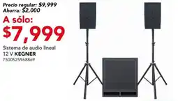City Club Sistema de audio lineal 12 V KEGNER oferta