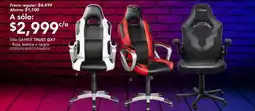 City Club Silla GAMER TRUST GXT Roja, blanca o negra oferta