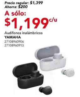 City Club Audífonos inalámbricos YAMAHA oferta