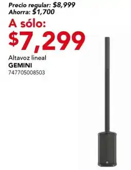 City Club Altavoz lineal GEMINI oferta