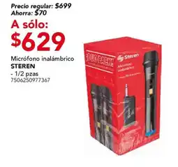 City Club Micrófono inalámbrico STEREN oferta