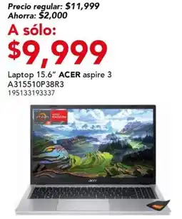 City Club Laptop 15.6"″ ACER aspire 3 A315510P38R3 oferta