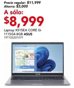City Club Laptop X515EA CORE 13- 1115G4 8GB ASUS oferta