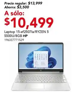 City Club Laptop 15-ef2507la/RYZEN 5 5500U/8GB HP oferta