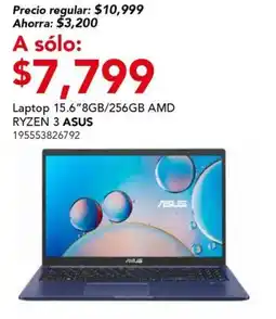 City Club Laptop 15.6" 8GB/256GB AMD RYZEN 3 ASUS oferta