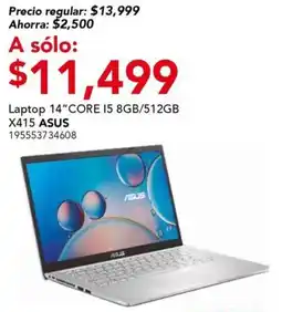 City Club Laptop 14"CORE 15 8GB/512GB X415 ASUS oferta