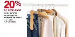 City Club Set de ganchos para accesorios MEMBER'S CHOICE oferta