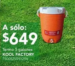 City Club Termo 5 galones KOOL FACTORY oferta